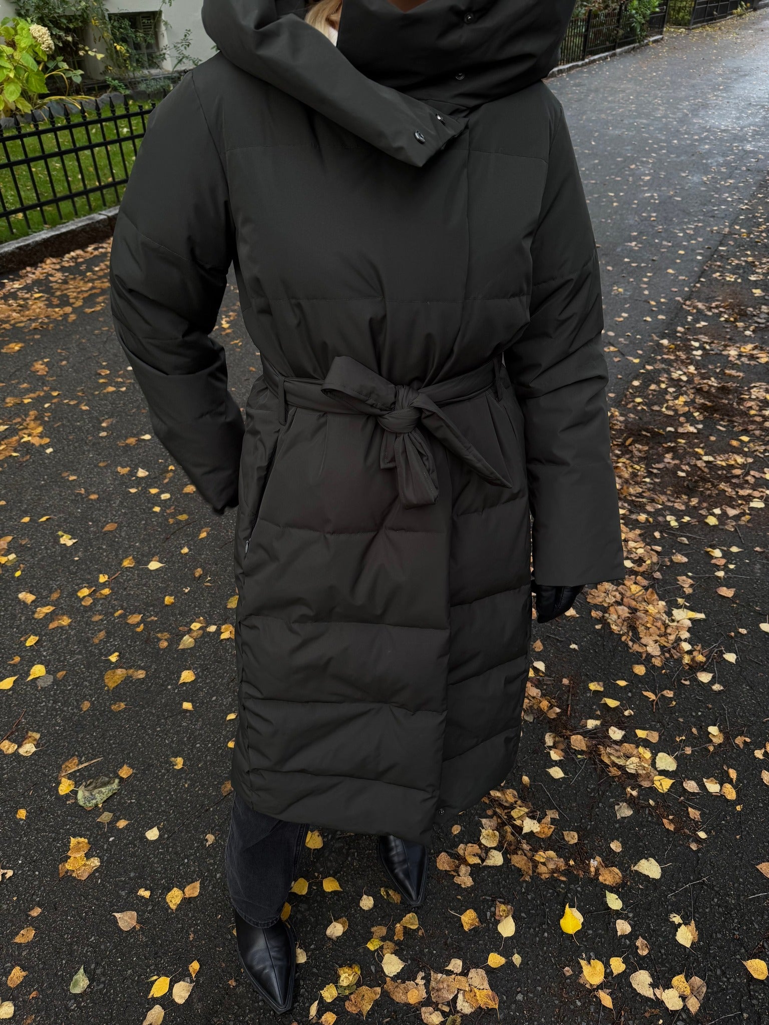 VMLEONIE Long Down Coat - Peat